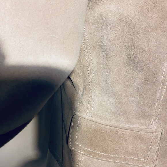 Gucci nude suede moto jacket - Picture 5 of 8